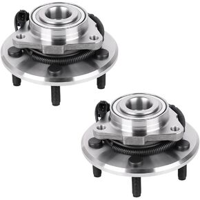 515151 Front Wheel Hub and Bearing Assembly fit for 2012-2018 Ram 1500, 2019 Ram 1500 Classic 5Lugs w/ABS Pair hubs