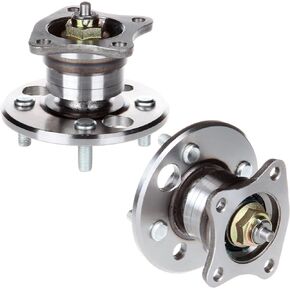 SCITOO Wheel Hub Bearing Assembly Fit 1993-2002 for Toyota Corolla for Geo Prizm 1998-2002 for Chevrolet Prizm 4 Lugs NO/ABS 512018 Rear Wheel Bearings Both(2)
