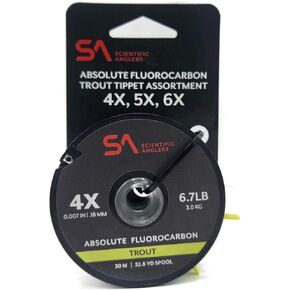 Scientific Anglers Absolute Fluorocarbon Trout Tippet Assortment - 2X-4X