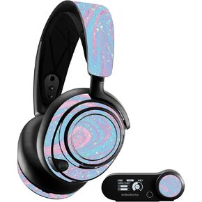 MightySkins Skin Compatible with SteelSeries Arctis Nova Pro - Cotton Candy Swirl | Protective, Durable, and Unique Vinyl Decal wrap Cover | Easy to Apply, Remove, and Change Styles | Made in The USA