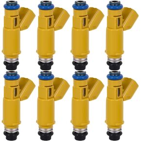 AJ82353 Fuel Injectors for 2003-2006 Jaguar XK8 4.2L V8 852-12242 195500-4260 195500-4280 1955004280 Ranger Rover 4.4L Jaguar Vanden Plas 4.2L V8 AJ82353 Fuel Injector