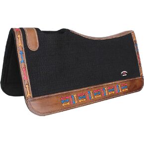 CHALLENGER Horse 32" x 30" Western Contoured Wool Felt Therapeutic Saddle Pad 39220
