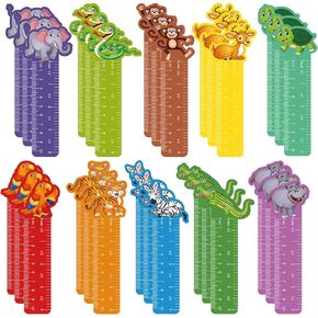 30 Pieces Paper Bookmark Multipack Cute Animal Bookmarks Book Markers for Students Book Lovers Gifts Page Clips Bookmark Personalised Bookmark Page Markers End Year Book Marks School Rewards