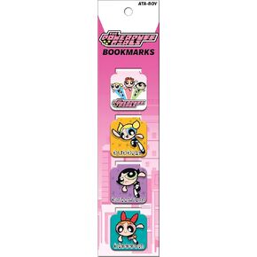 Ata-Boy Powerpuff Girls Set of Four Magnetic Bookmarks