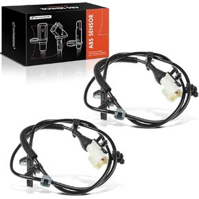 A-Premium ABS Wheel Speed Sensor Compatible with Ford and Mercury Models - Five Hundred 2005-2007, Freestyle 2005-2007, Montego 2005-2007, FWD - Rear Driver and Passenger Side, 2-PC Set
