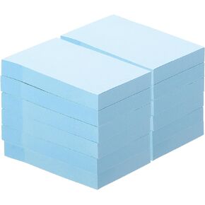 PATIKIL 2 x 3 Inch Sticky Notes, 12 Pack Self-Stick Note Pads Bright Color 100 Sheets/Pad Adhesive Memo Post for Home Office Business, Yellow