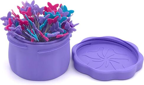 مفاهيم مبتكرة للخياطة وخياطة اللحف من شركة Purple Hobbies، بما في ذلك أكواب الدبابيس المغناطيسية، وعلامات كتلة اللحاف القابلة للدبابيس مع الحافظة، وحامل الأنماط، وما إلى ذلك... (كوب الدبوس المغناطيسي القياسي باللون الأرجواني الفاتح) in Kuwait