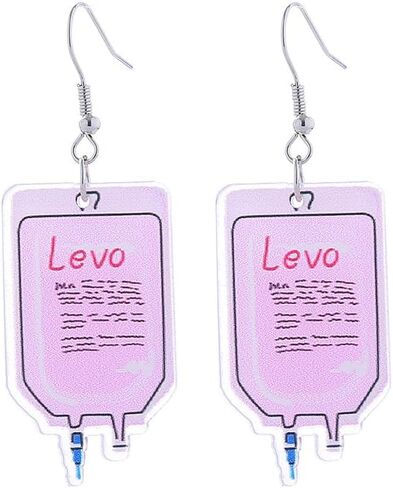 International Nurse Day Earrings for Women Girls Funny Creative Acrylic Capsule Pills Medical Stethoscope Thermometer Needle Dangle Drop Earrings Lightweight Pink Nurse Uniform Medical Heart Nurse Earrings Appreciation Nurse Gifts in Saudi Arabia