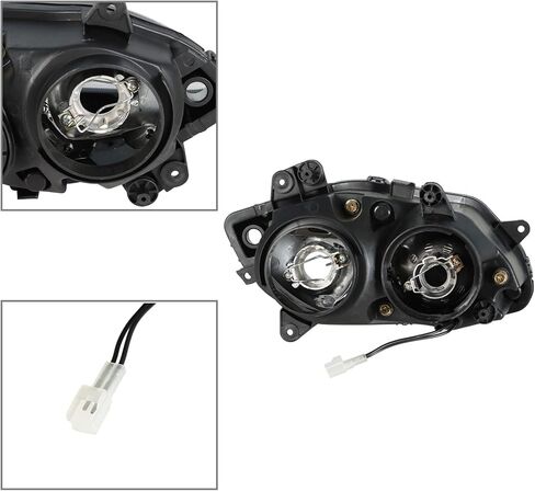 زوج واحد من المصابيح الأمامية للدراجة النارية بديلة لـ Yamaha YZF R1 2004-2006 in Kuwait