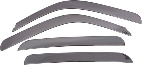 Auto Ventshade [AVS] Low Profile Ventvisor / Rain Guard | Fits 2001 - 2004 Chevrolet Silverado 2500, 2001 - 2006 Silv. 2500/3500, 2001 - 2007 Silv. 1500/2500 HD Classic Crew - Smoke, 4 pcs. | 894014 in Saudi Arabia
