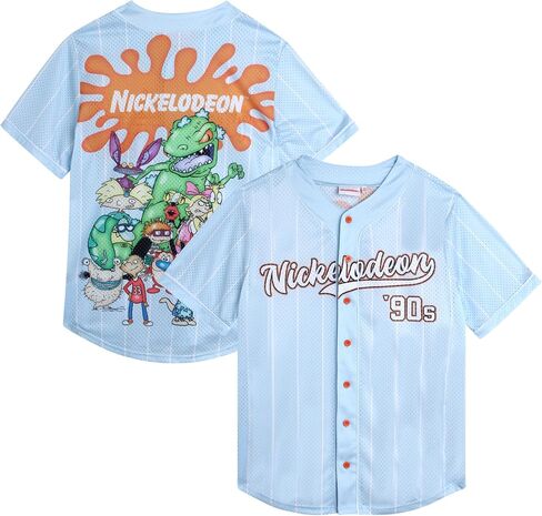 قميص بيسبول رجالي SponeBob Squarepants من Nickelodeon - قميص عتيق عصري مبتكر - قميص جيرسي علوي للرجال والنساء (S-4XL) in Saudi Arabia