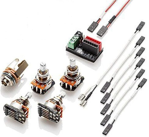 EMG 1 or 2 Pickups HZ Passive Short Shaft Solderless Wiring Conversion Kit in Saudi Arabia