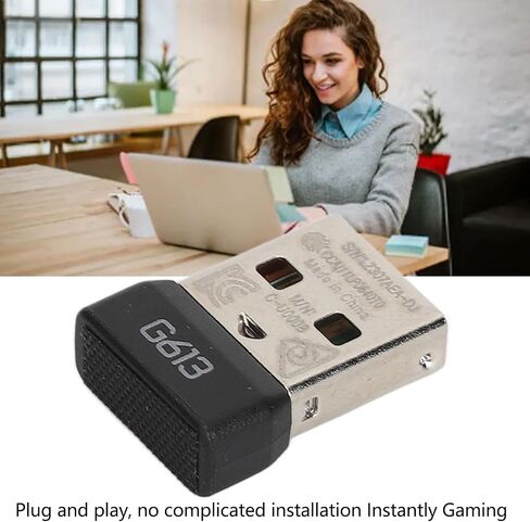 Heayzoki Replacement USB Receiver for G613 Wireless Mechanical Gaming Keyboard, 2.4G USB Dongle Keyboard Receiver, 2.4 G Wireless Technology in Saudi Arabia