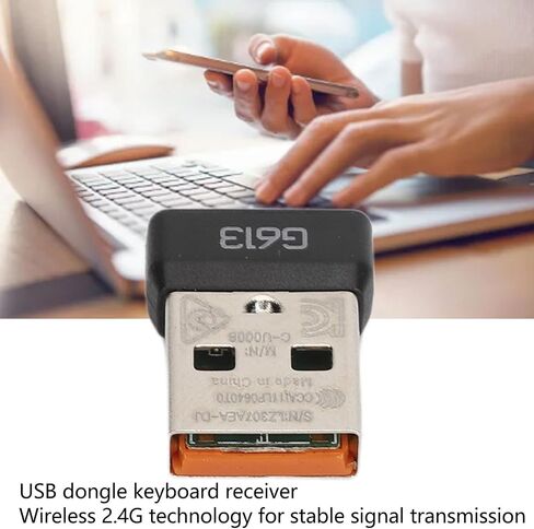 Heayzoki Replacement USB Receiver for G613 Wireless Mechanical Gaming Keyboard, 2.4G USB Dongle Keyboard Receiver, 2.4 G Wireless Technology in Saudi Arabia
