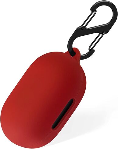 حافظة سيليكون Geiomoo متوافقة مع Anker Soundcore Space A40، غطاء واقي مزود بحلقة تسلق (أخضر مضيء) in Kuwait