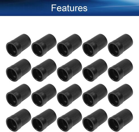 Heyiarbeit 30Pcs Rotary Electronic Control Potentiometer Knob 6mm Shaft Hole Diameter 10x14mm Cap Adjustable for Volume Control Knob Audio knob Guitar Knob Switch Knob Black in Saudi Arabia