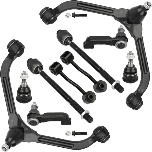 Front Suspension Kit for 2002 2003 2004 for Jeep Liberty 2.4L & 3.7L Upper Control Arms w/Ball Joints - Lower Ball Joints - Inner Outer Tie Rod - Sway Bar Links 10pc Set in Saudi Arabia