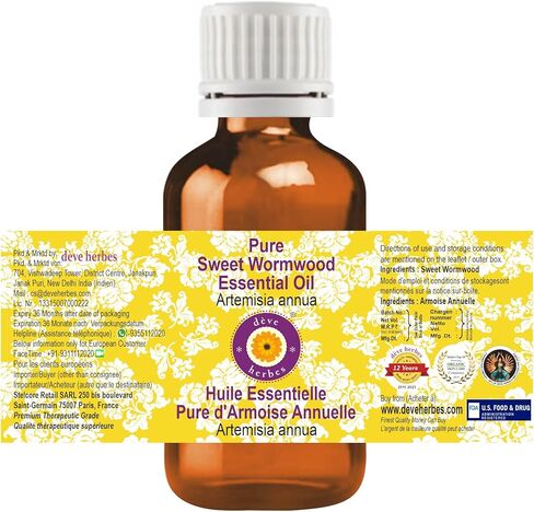 Deve Herbes Pure Sweet Wormwood Essential Oil 100ml (3.38 oz) in Saudi Arabia