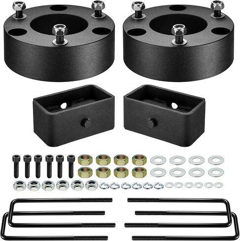 BDFHYK 3" Front and 3" Rear Leveling Lift Kits Compatible with Chevrolet Silverado 1500 & GMC Sierra 1500, Suspension Lift Kit Set for 2007-2019 Silverado 1500 2WD 4WD, for GMC Sierra 1500 2WD 4WD in Saudi Arabia
