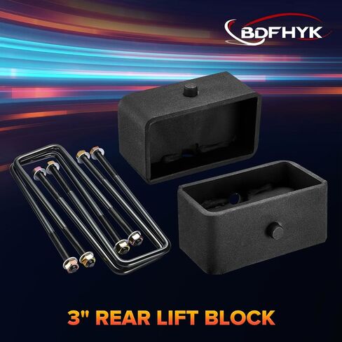 BDFHYK 3" Front and 3" Rear Leveling Lift Kits Compatible with Chevrolet Silverado 1500 & GMC Sierra 1500, Suspension Lift Kit Set for 2007-2019 Silverado 1500 2WD 4WD, for GMC Sierra 1500 2WD 4WD in Saudi Arabia