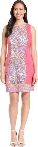London Times Women's Petite Sleeveless Shift Dress in Saudi Arabia