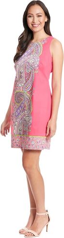 London Times Women's Petite Sleeveless Shift Dress in Saudi Arabia