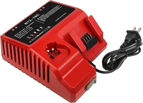 Replacement for Milwaukee 12V 18V Charger 48-11-2420 48-11-2440 48-11-1815 48-11-1820 48-11-1840 48-11-1850 48-11-2401 48-11-1890 Lithium Battery Charger in Saudi Arabia