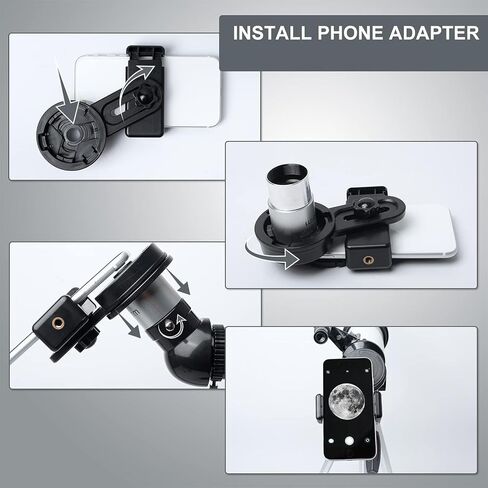 Telescope for Kids Adults Beginners,70mm Aperture 400mm Focal Length Premium Telescopio for Astronomy, Multi Coated Travel Refractor Telescopes with Wireless Remote,Astronomy Beginners Gifts in Saudi Arabia