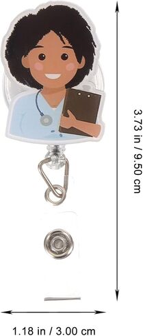 2pcs Student Retractable Badge Reel Holder with ID Clip Must Haves Cute Badge Reel for Name Tag Card(Student ) in Saudi Arabia