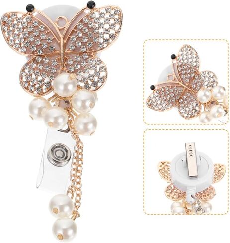 2pcs Student Retractable Badge Reel Holder with ID Clip Must Haves Cute Badge Reel for Name Tag Card(Student ) in Saudi Arabia