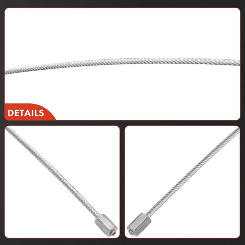 A-Premium Intermediate Side Parking Brake Cable Assembly Compatible with Chevrolet and GMC Models: Silverado 2500, Silverado 2500 HD, Silverado 2500 HD Classic, Sierra 2500, Sierra 2500 HD Classic in Saudi Arabia