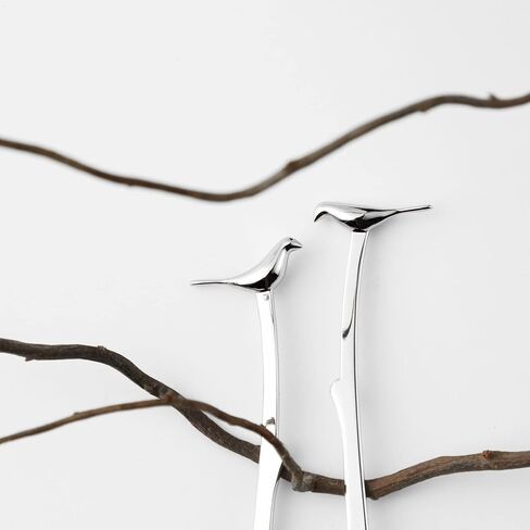 Metal Bookmarks Book Accessories Collective Gift Beautiful Creative Decoration Bookshelf Book Mark (BirdSilver-Style) in Saudi Arabia