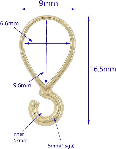 1PC Sterling Silver Slider Pendant Clasp Bail Connector with Open Loop in Saudi Arabia