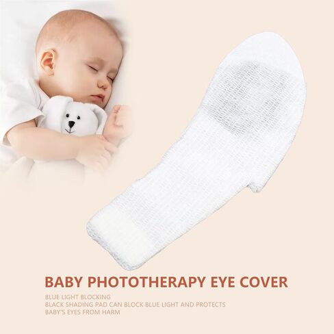 Baby Phototherapy Eye Cover, Disposable Blue Light Blocking Newborn Phototherapy Eye Shade, Breathable Protective Eye Shades in Saudi Arabia