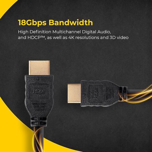 HDMI to HDMI Cable Compatible with Nikon Z8, Z9 Mirrorless Camera. (18Gbps High-Speed- 4K@60Hz, HDMI 2.0) (10-Feet) in Saudi Arabia