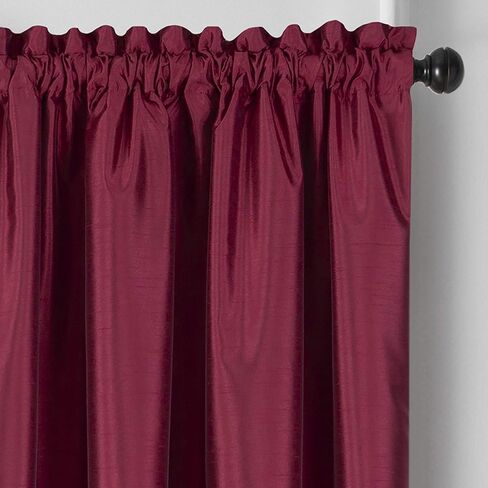 Elrene Home Fashions Colette Faux-Silk Side Door Window Panel, 28 in x 72 in (Side Door Panel), Gold in Saudi Arabia