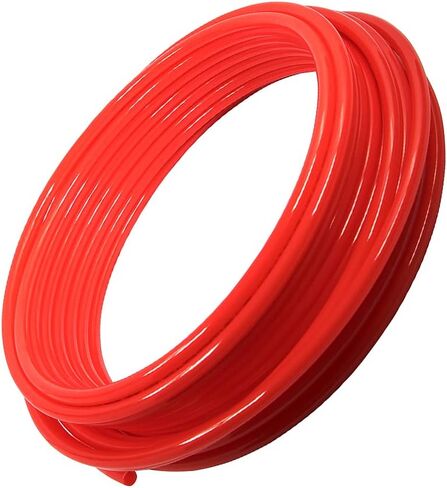 Pex-A Tubing 1 Inch x 100 Feet PEX Pipe, Oxygen Barrier Flexible Water Tubing for Hydronic Radiant Floor Heating, 1" PEX Tubing Coil, Red in Saudi Arabia