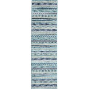 Nourison Passion Bohemian Navy Blue 5'3" x 7'3" Area -Rug, Easy -Cleaning, Non Shedding, Bed Room, Living Room, Dining Room, Kitchen (5x7)