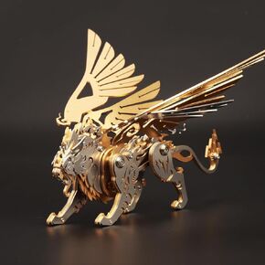 3D Metal Model Kits,Colorful 3D Metal Puzzles for Adults DIY Assembly Mechanical Model Kit 3D Puzzles Desk Ornaments Gifts for Men Women
