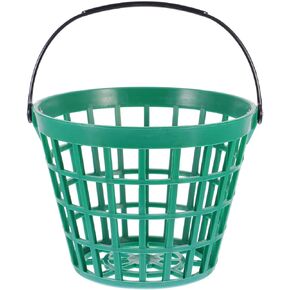 Garneck 1pc Golf Basket Green Accessories Container Plastic to Go Containers Outdoor Balls Bucket Plastic Golf Ball Container Baskets Handle Ball Bucket Nylon Bucket Ball Basket