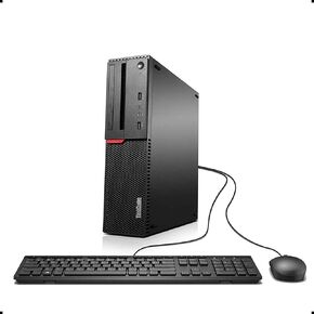 Lenovo THINKCENTRE M700 SFF Business Desktop Computer (Intel Dual-Core i3-6100 3.70GHz, 8GB DDR4, 500GB, WiFi, Bluetooth, Multiple Monitors Supported, Windows 10 Pro) (Reed) Black
