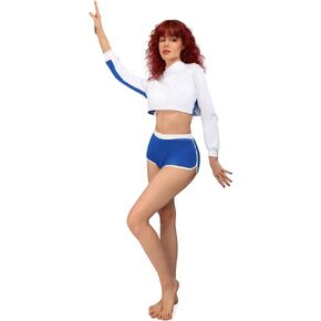 C-ZOFEK Lisa Cosplay Cheerleader Costume for Women, US Size Schoolgirl Uniform