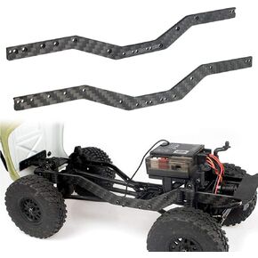 RC-Hub 2Pcs Carbon Fiber SCX24 Frame Rails Left and Right Frame Chassis for 1/24 Axial SCX24 AXI90081 RC Crawler