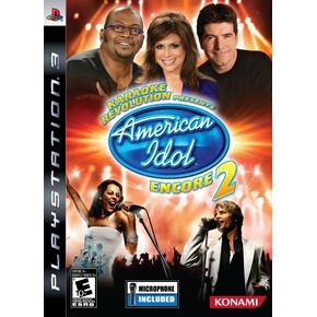 Karaoke Revolution: Presents American Idol Encore 2 with Microphone - Playstation 3