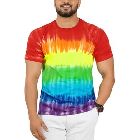 HAPPY BAY Men's Tshirt Tie Dye Tee Crewneck