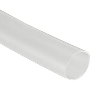 Heat Shrink Tubing 2:1 Cable Sleeving Tube Wrap, [for Electric Insulation Protection] - 1/4" Dia/16ft/Clear