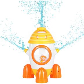 لعبة مرشات المياه من HeySplash، مرشات للأطفال للعب في الهواء الطلق، مرشات أطفال، ألعاب مياه صيفية للأطفال، متعة الرش في الحديقة الخلفية في الهواء الطلق، يتم ربطها بخرطوم الحديقة