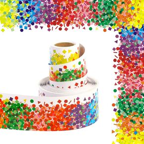 حدود لوحة إعلانات قصاصات فنية بألوان قوس قزح بطول 52.5 قدمًا، زخرفة حدودية ملونة لتزيين الفصول الدراسية. in Kuwait