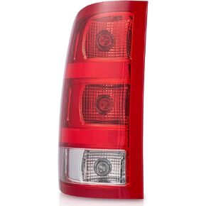 Driver Side Tail Light Assembly for 2007-2013 GMC Sierra 1500 (SL, SLE, SLT, WT) 2007-2010 GMC Sierra 2500 3500 HD tail lamp GM2800208 Includes Harness and bulbs