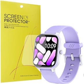 Compatible for HENGTO Kids Fitness Tracker Screen Protector, Sahouden [6 Pack] Full Coverage TPU Clear Film Compatible for HENGTO H39 PLUS Fitness Tracker (6 pack)